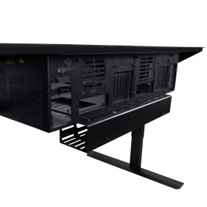 Lian Li DK07 desk chassis, dual-system capable, 2x E-ATX, height adjustable - black