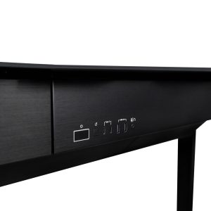 Lian Li DK07 desk chassis, dual-system capable, 2x E-ATX, height adjustable - black
