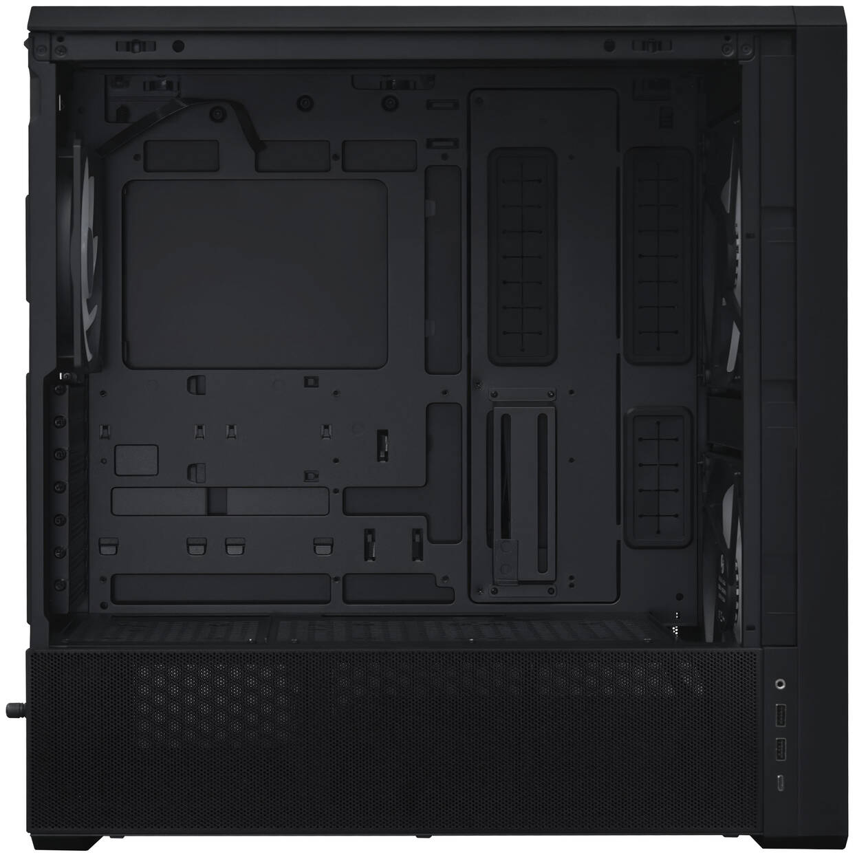 Lian Li LANCOOL 217 INF PC Case, Mid-Tower, Tempered Glass, RGB Lighting - Black : image 4