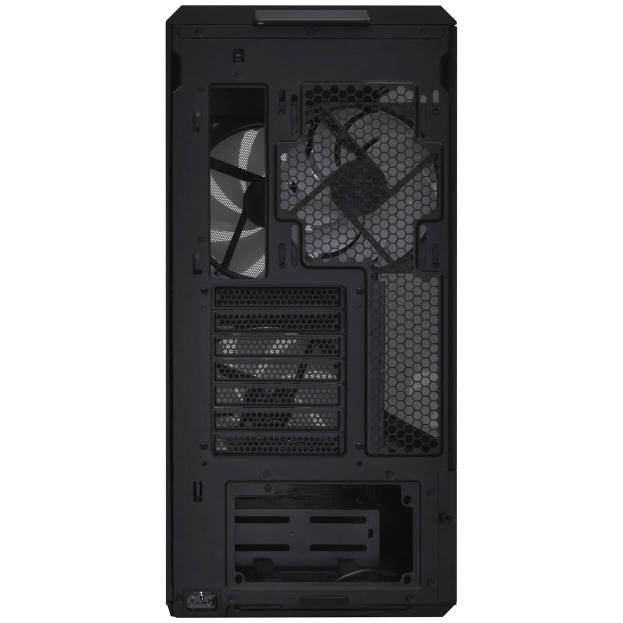 Lian Li LANCOOL 217 INF PC Case, Mid-Tower, Tempered Glass, RGB Lighting - Black : image 9