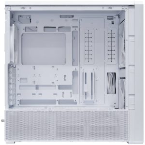 Lian Li LANCOOL 217 INF PC Case, Mid-Tower, Tempered Glass, RGB Lighting - White