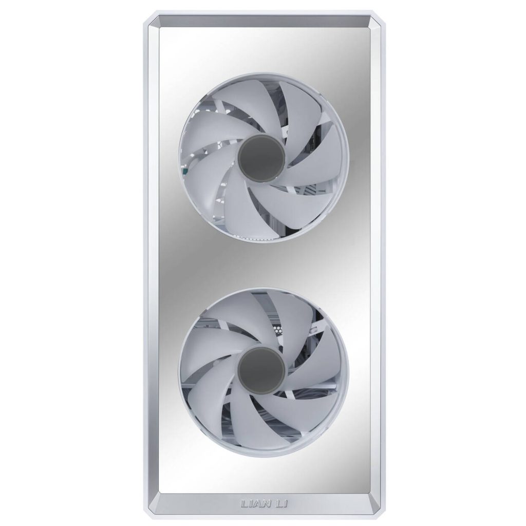 Lian Li LANCOOL 217 INF PC Case, Mid-Tower, Tempered Glass, RGB Lighting - White