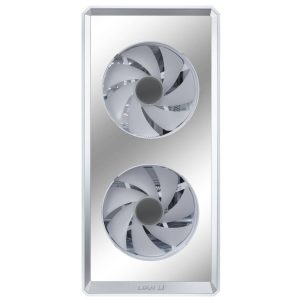 Lian Li LANCOOL 217 INF PC Case, Mid-Tower, Tempered Glass, RGB Lighting - White