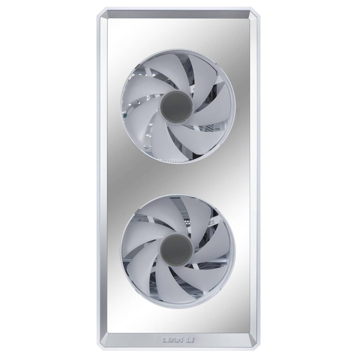 Lian Li LANCOOL 217 INF PC Case, Mid-Tower, Tempered Glass, RGB Lighting - White