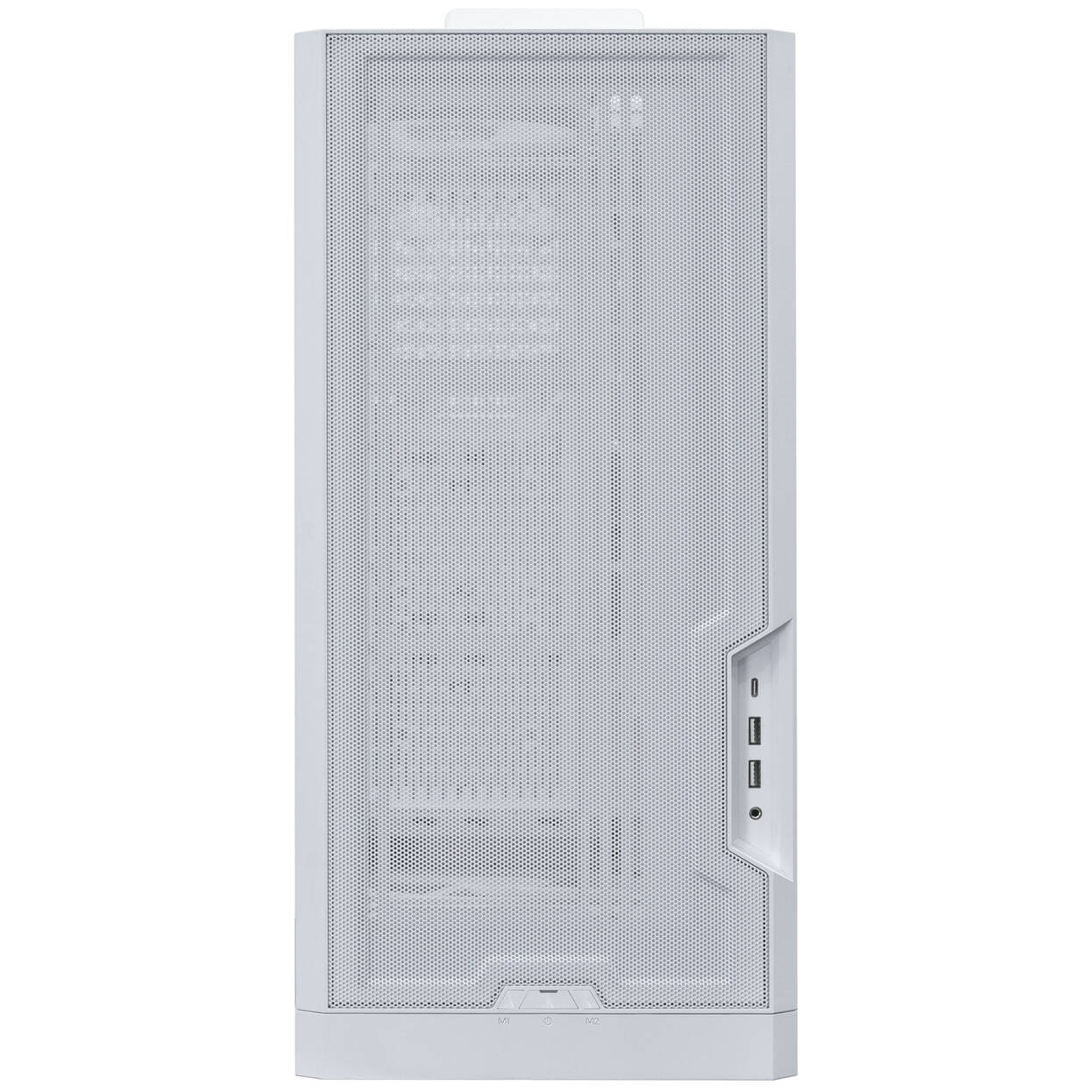 Lian Li LANCOOL 217 INF PC Case, Mid-Tower, Tempered Glass, RGB Lighting - White