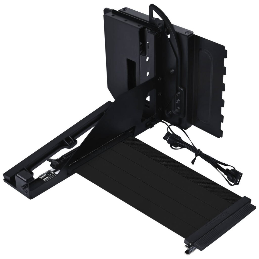 Lian Li Vertical GPU Mounting Kit with PCIe 5.0 Riser Cable - Black - B-Grade