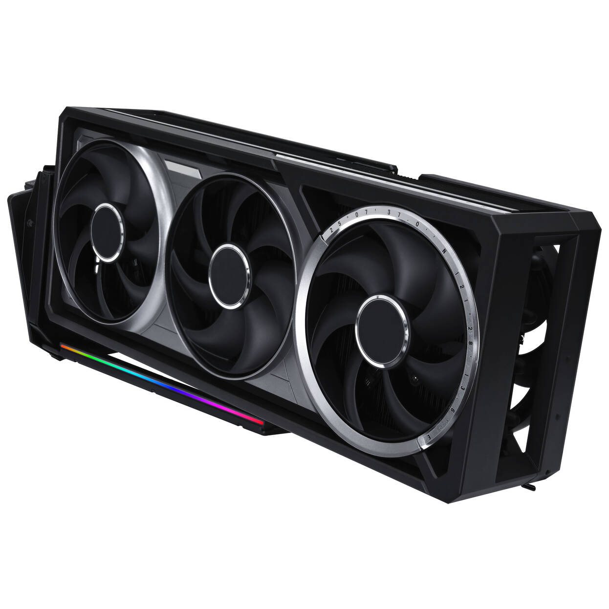 Lian Li Vertical GPU Mounting Kit with PCIe 5.0 Riser Cable - Black - B-Grade