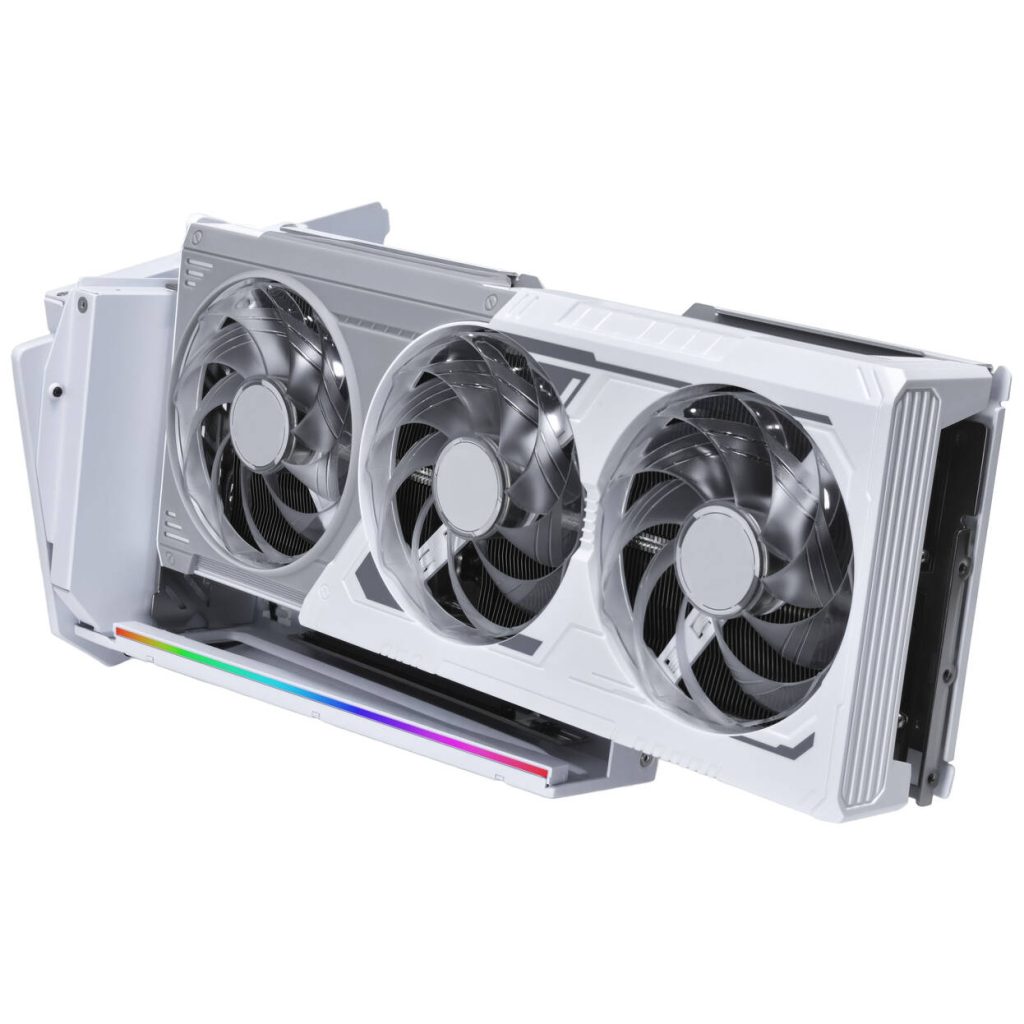Lian Li Vertical GPU Mounting Kit, with PCIe 5.0 Riser Cable - White