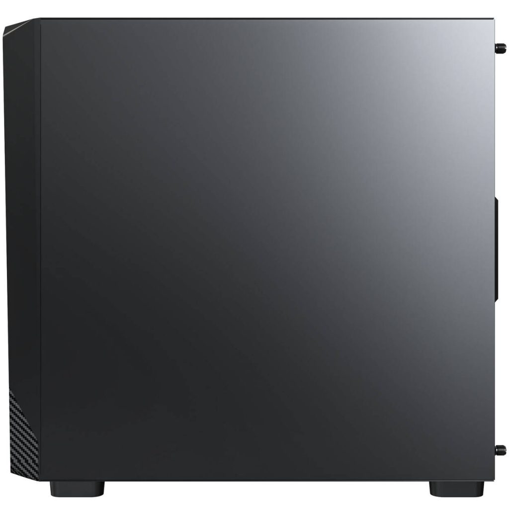 Montech X5M PC Case, Mid Tower, Micro-ATX, ARGB, Tempered Glass - Black