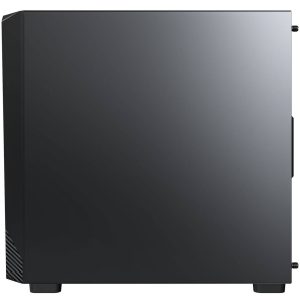 Montech X5M PC Case, Mid Tower, Micro-ATX, ARGB, Tempered Glass - Black