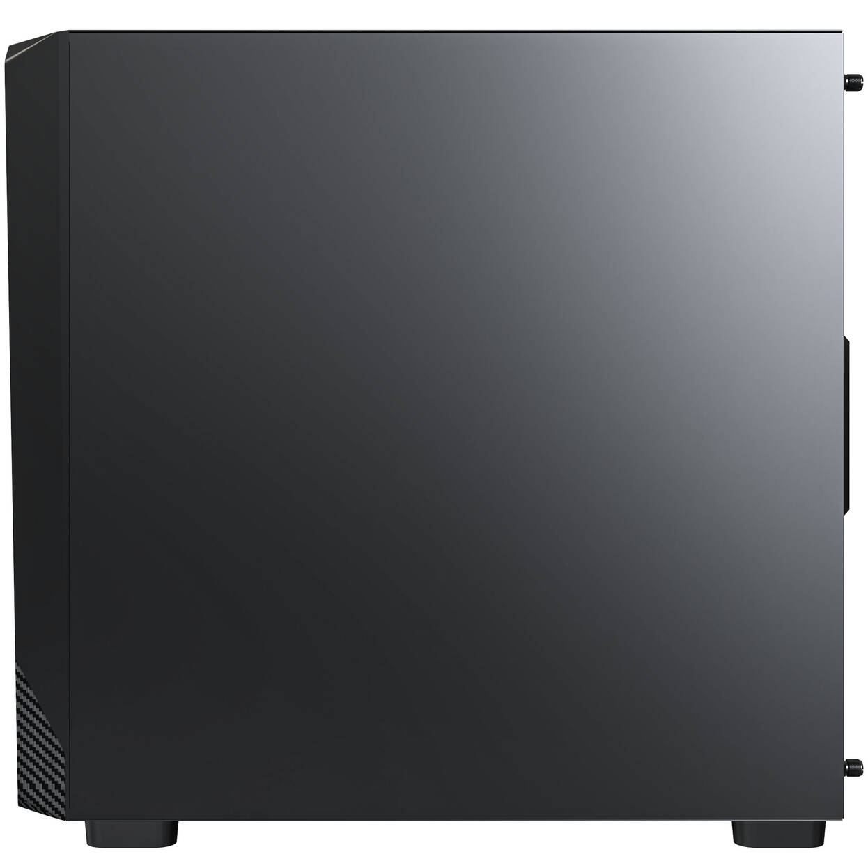 Montech X5M PC Case, Mid Tower, Micro-ATX, ARGB, Tempered Glass - Black