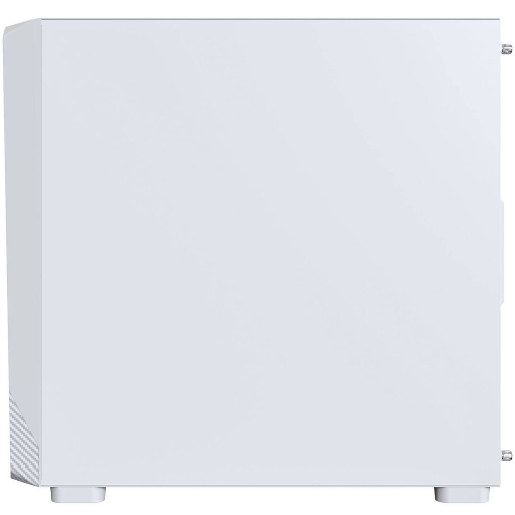 Montech X5M PC Case, Mid Tower, Micro-ATX, ARGB, Tempered Glass - White