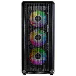 Montech X5 PC Case, Mid Tower, E-ATX, ARGB, Tempered Glass - Black