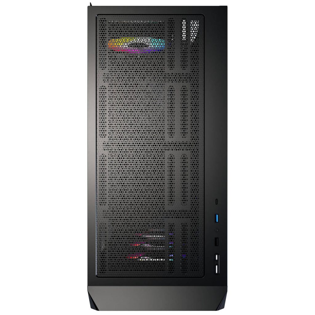 Montech X5 PC Case, Mid Tower, E-ATX, ARGB, Tempered Glass - Black