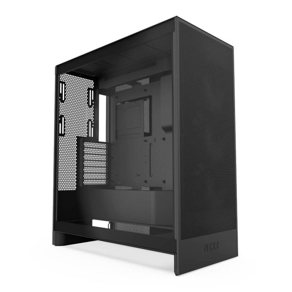 NZXT H7 Flow PC Case, Mid Tower, E-ATX, Tempered Glass – black