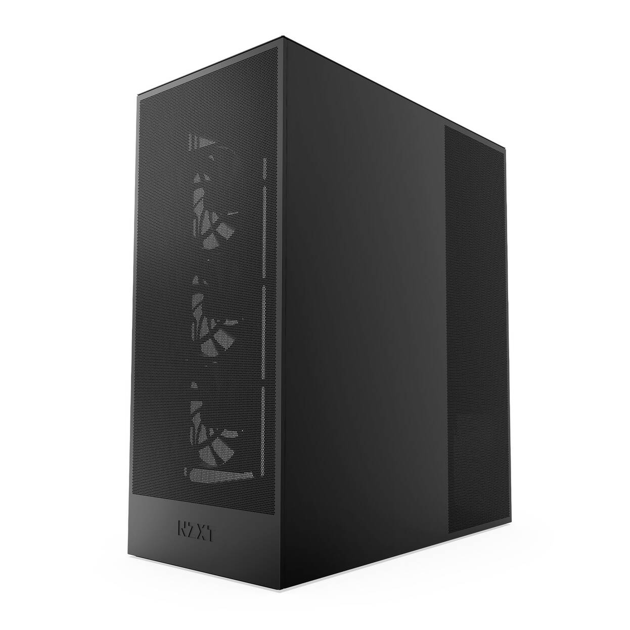 NZXT H7 Flow PC Case, Mid Tower, E-ATX, Tempered Glass - black