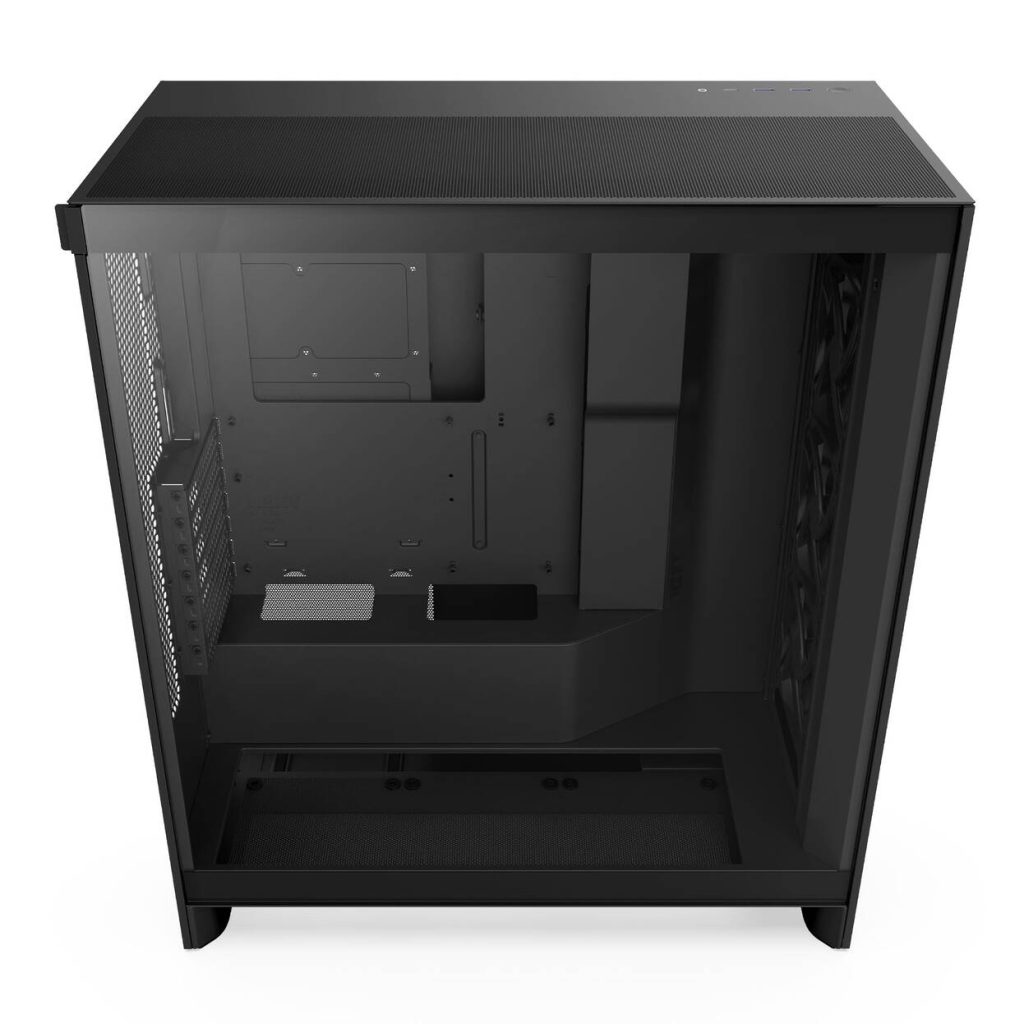 NZXT H7 Flow PC Case, Mid Tower, E-ATX, Tempered Glass - black