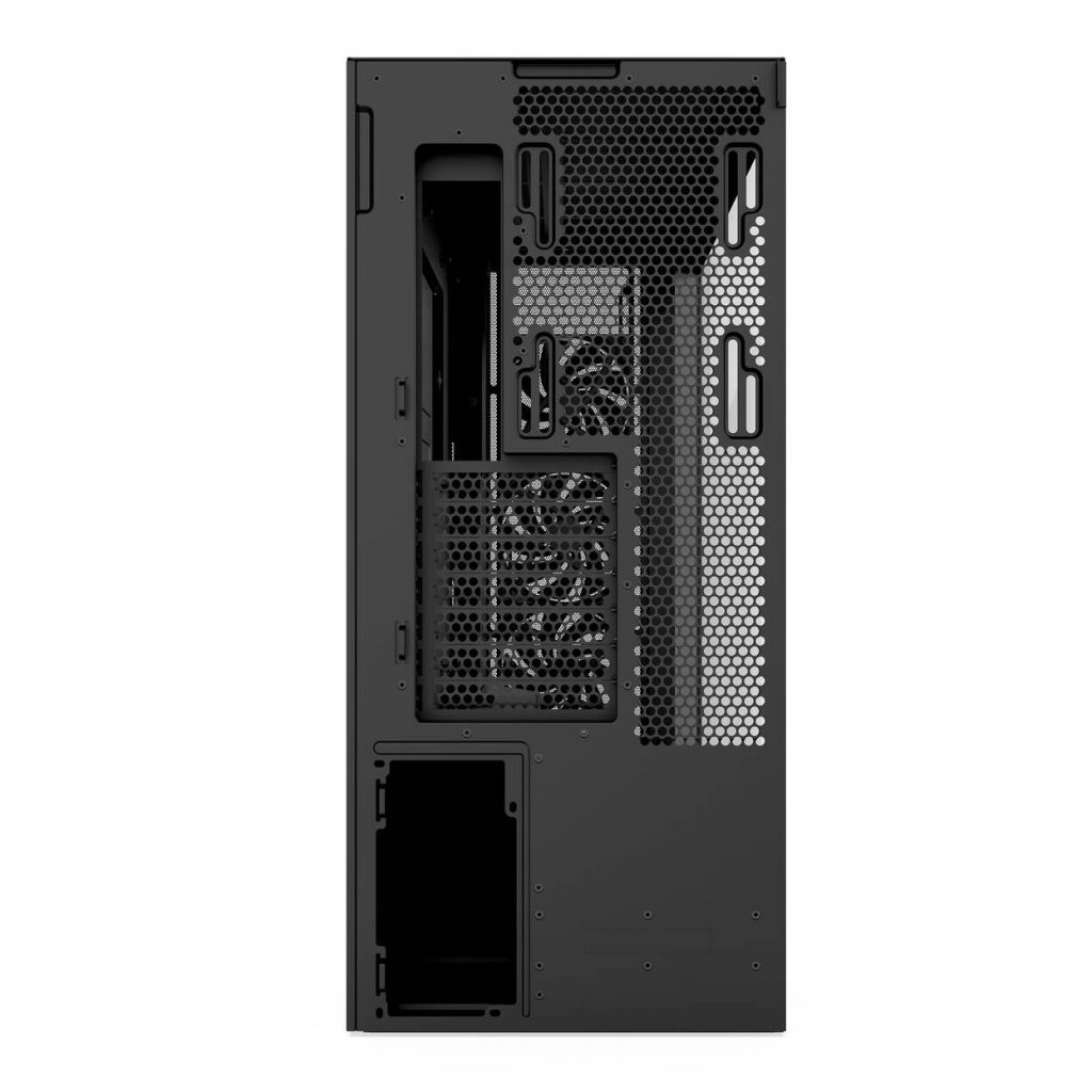 NZXT H7 Flow PC Case, Mid Tower, E-ATX, Tempered Glass - black