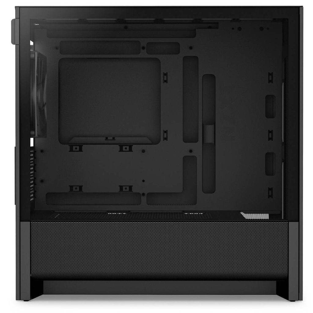 NZXT H3 Flow PC Case, Mid Tower, mATX, Tempered Glass - Black