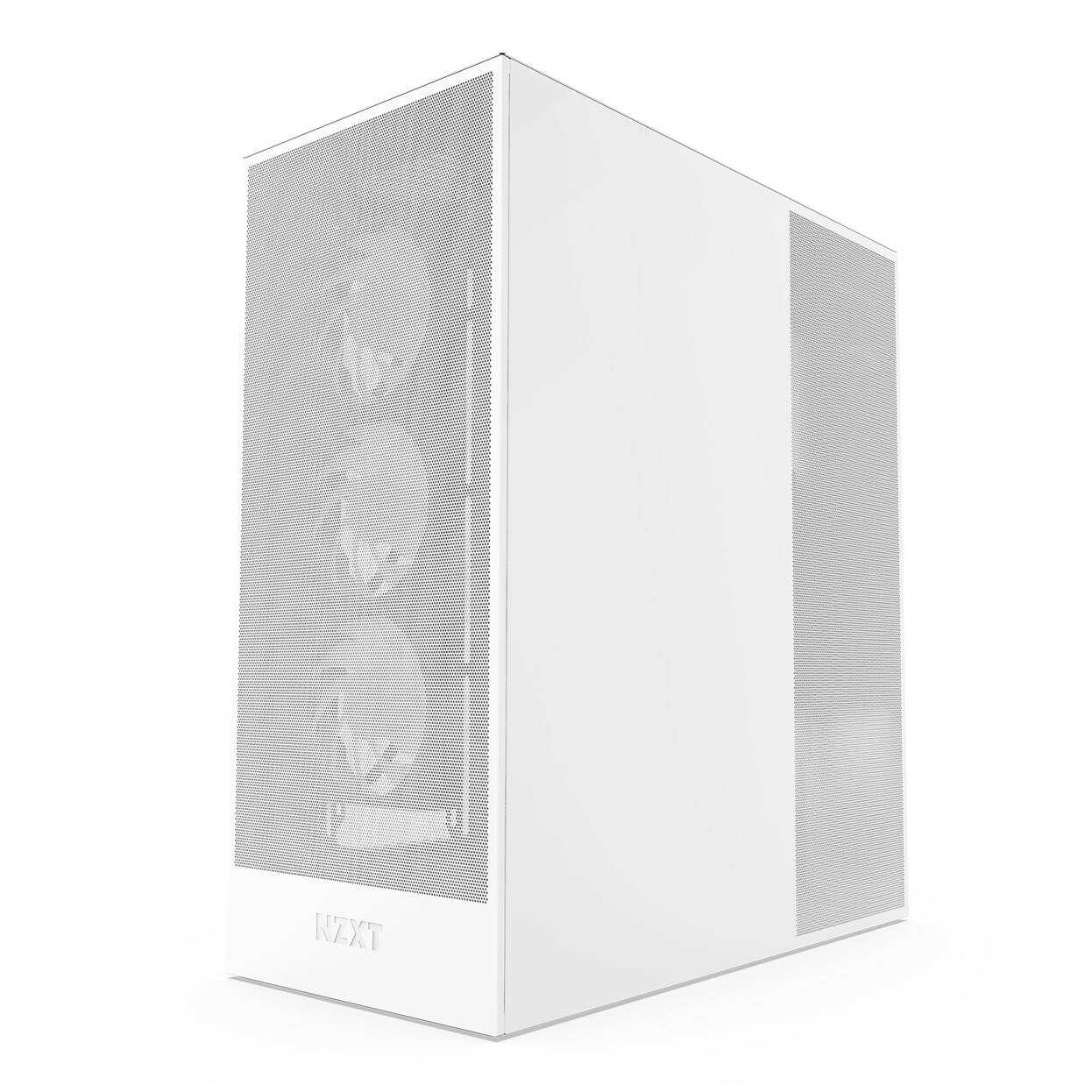 NZXT H7 Flow RGB PC Case, Mid Tower, E-ATX, RGB, Tempered Glass - White : image 7