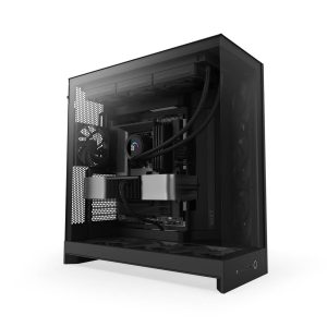 NZXT H9 Flow PC Case, Mid Tower, ATX, Tempered Glass - Black : image 2