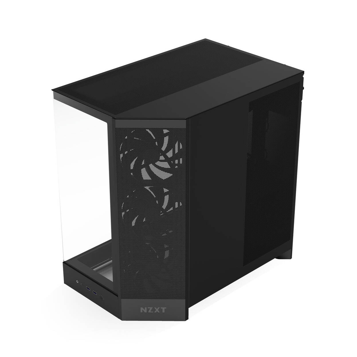 NZXT H9 Flow PC Case, Mid Tower, ATX, Tempered Glass - Black : image 6