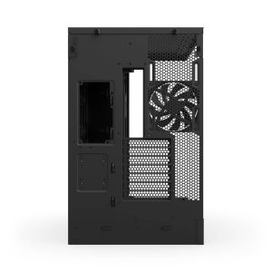NZXT H9 Flow PC Case, Mid Tower, ATX, Tempered Glass - Black : image 8