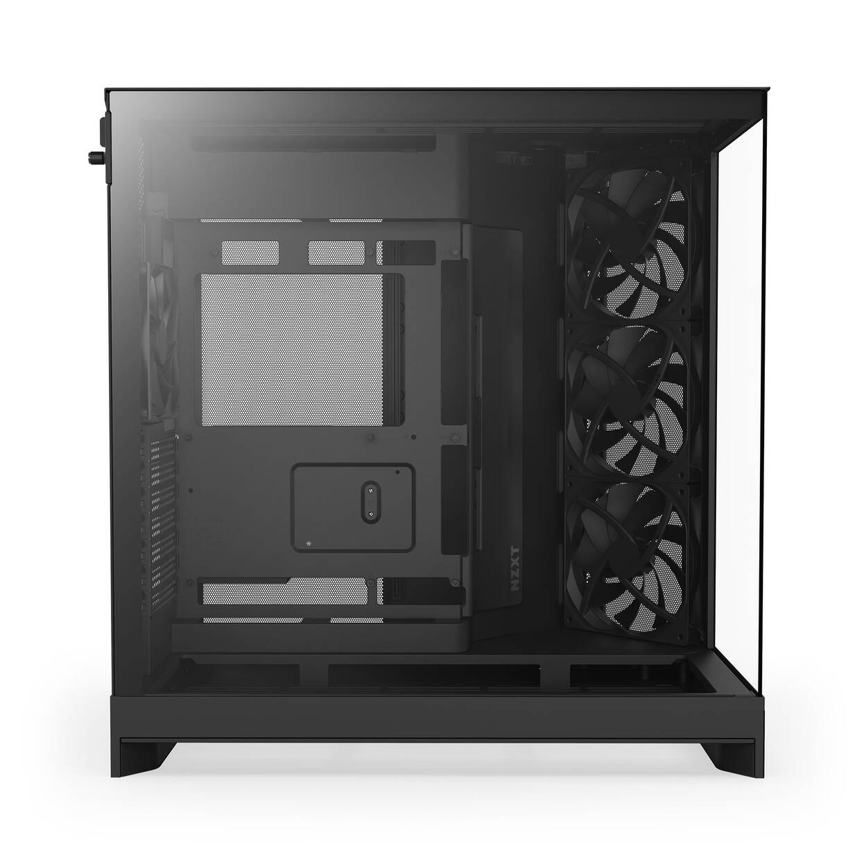 NZXT H9 Flow PC Case, Mid Tower, ATX, Tempered Glass - Black : image 9