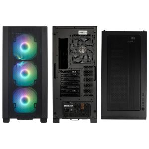Phanteks XT Pro Ultra PC Case, Mid Tower, E-ATX, DRGB, Tempered Glass - Black, 850 W PSU