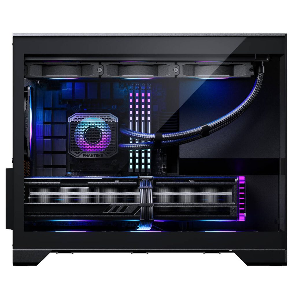 Phanteks XT V3 PC Case, Mini Case, mATX, Tempered Glass - including 3x 120mm Fans, Black