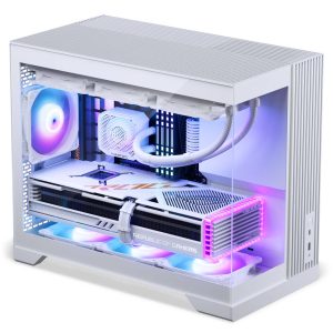 Phanteks XT V3 PC Case, Mini Case, mATX, Tempered Glass - including 3x 120mm Fans, White : image 4