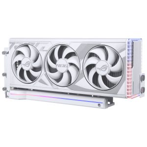 Phanteks Premium PCIe Gen 5 Vertical GPU Bracket, DRGB, with PCIe 5.0 Riser Cable - 220mm, white