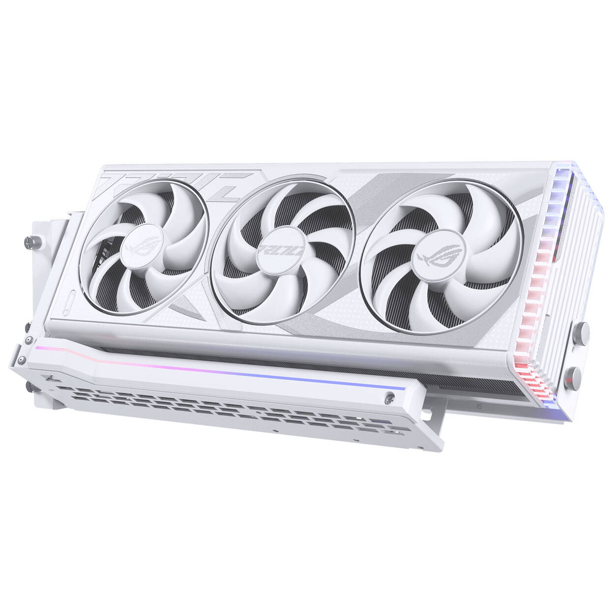 Phanteks Premium PCIe Gen 5 Vertical GPU Bracket, DRGB, with PCIe 5.0 Riser Cable - 220mm, white
