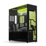 Singularity Computers Stream-M Water Cooling PC Case, Full Tower, XL-ATX, RGB - black