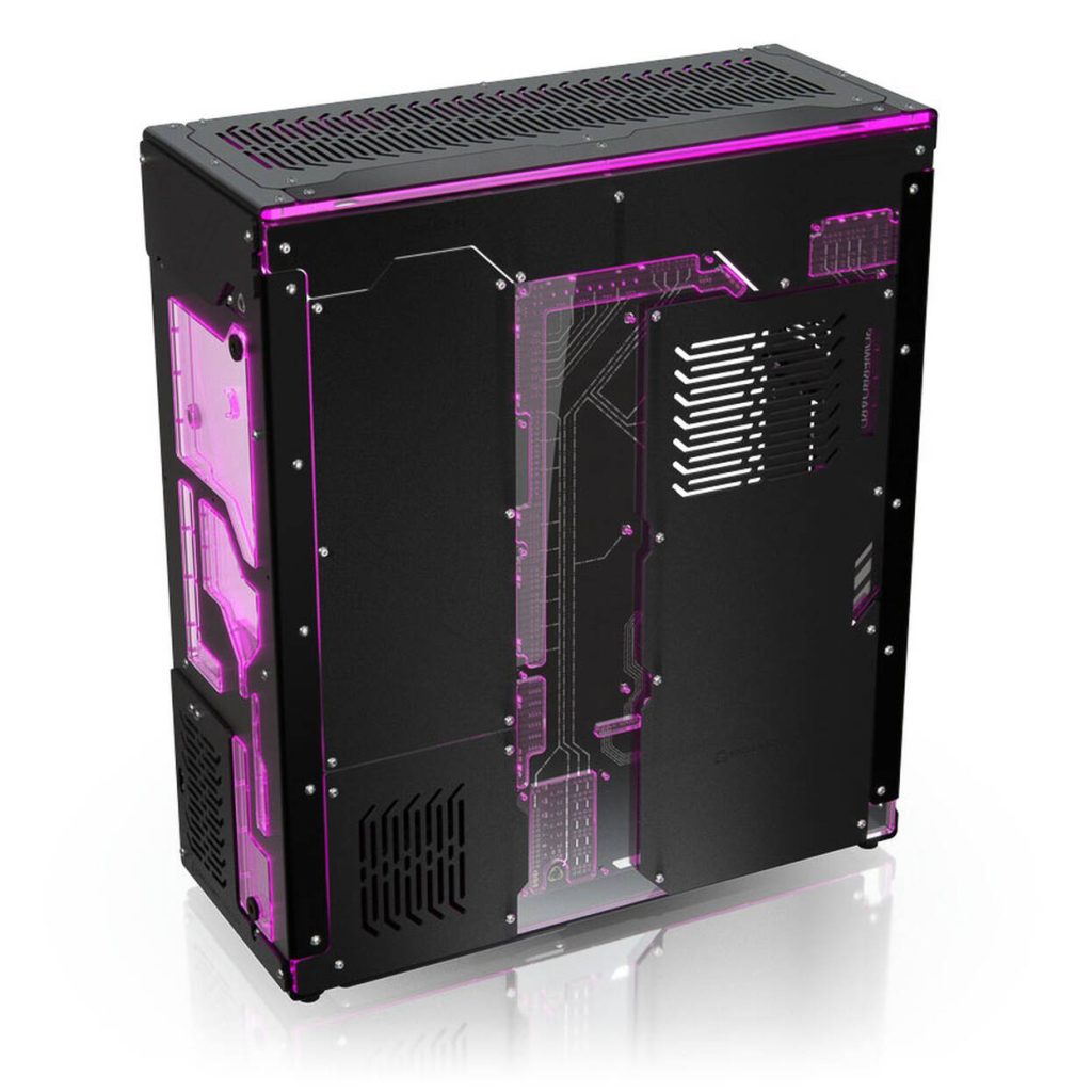 Singularity Computers Stream-M Water Cooling PC Case, Full Tower, XL-ATX, RGB - black