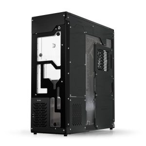 Singularity Computers Stream-M Water Cooling PC Case, Full Tower, XL-ATX, RGB - black