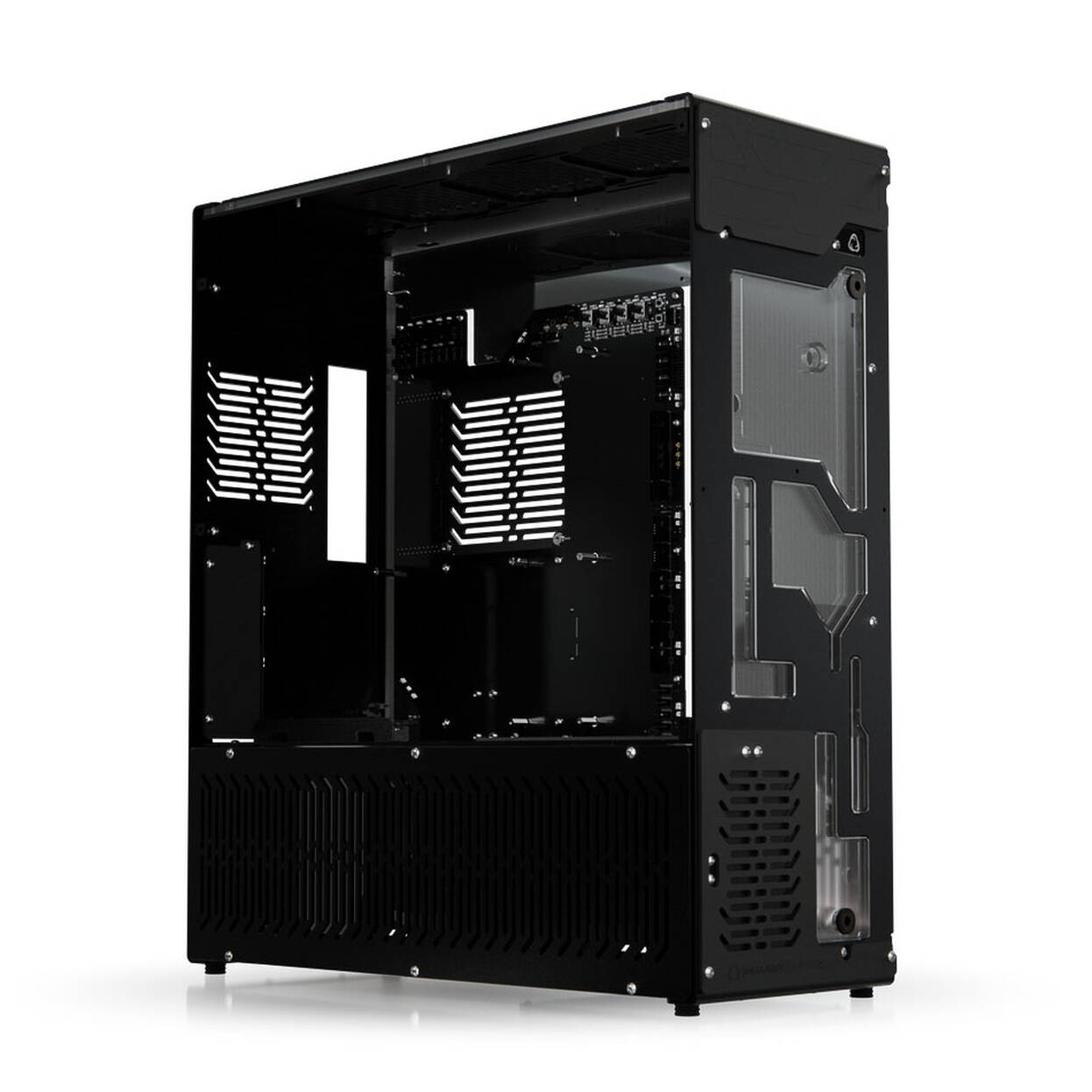 Singularity Computers Stream-M Water Cooling PC Case, Full Tower, XL-ATX, RGB - black