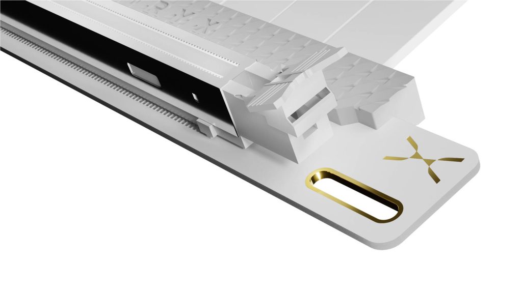 TRYX STRING PCIe 5.0 x16 Riser Cable, 200mm - white