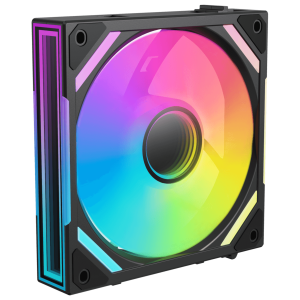 Alpenfohn WingBoost 4 PWM Fan, RGB - 3-Pack, 120mm, black