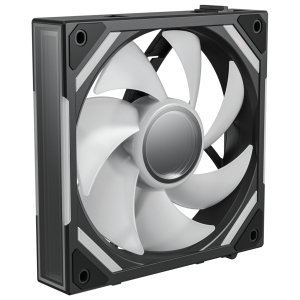 Alpenfohn WingBoost 4 PWM Fan, RGB - 3-Pack, 120mm, black