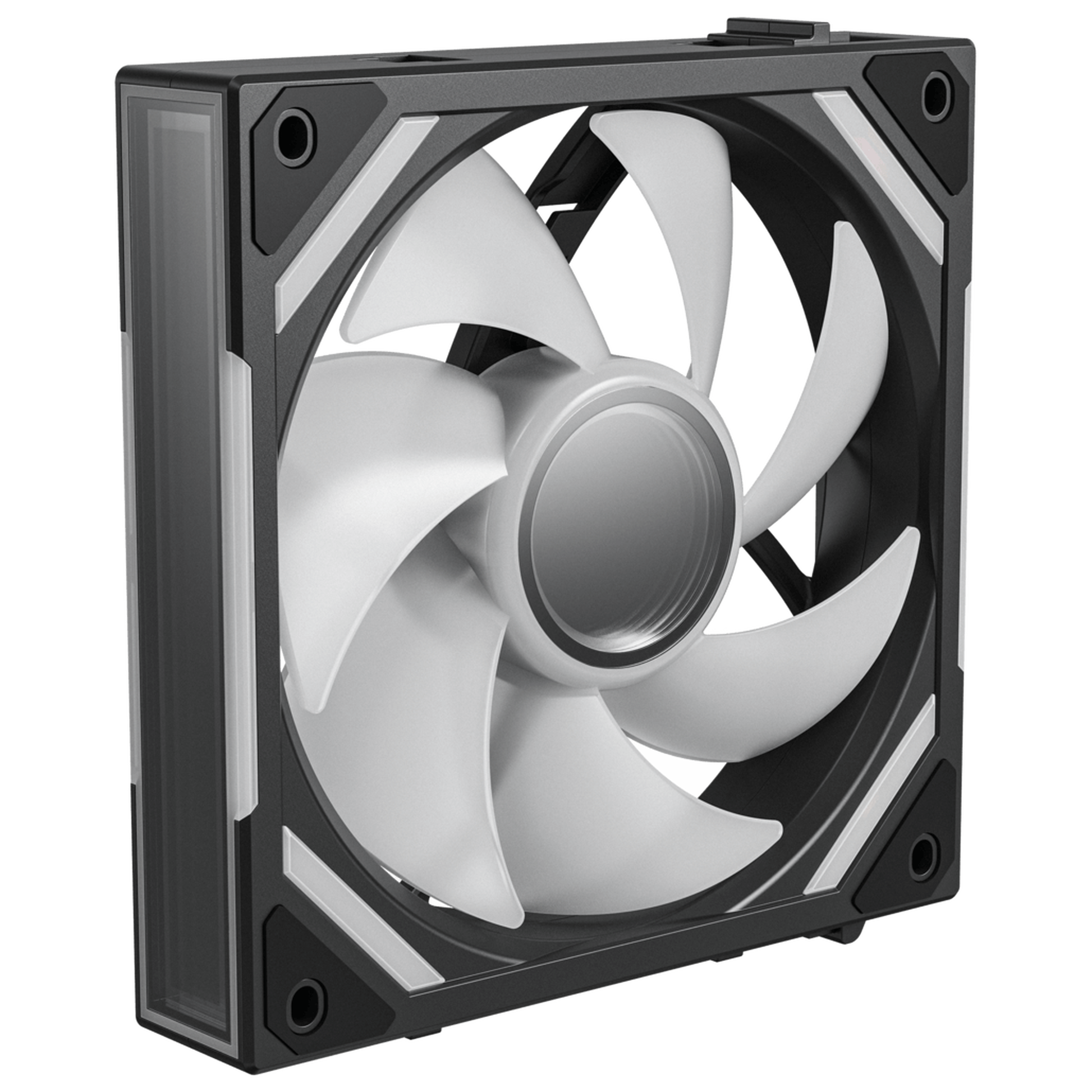 Alpenfohn WingBoost 4 PWM Fan, RGB - 3-Pack, 120mm, black