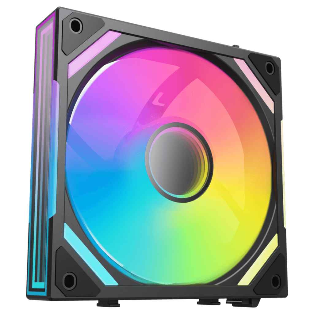 Alpenföhn WingBoost 4 PWM Fan, RGB - 120mm, black : image 1