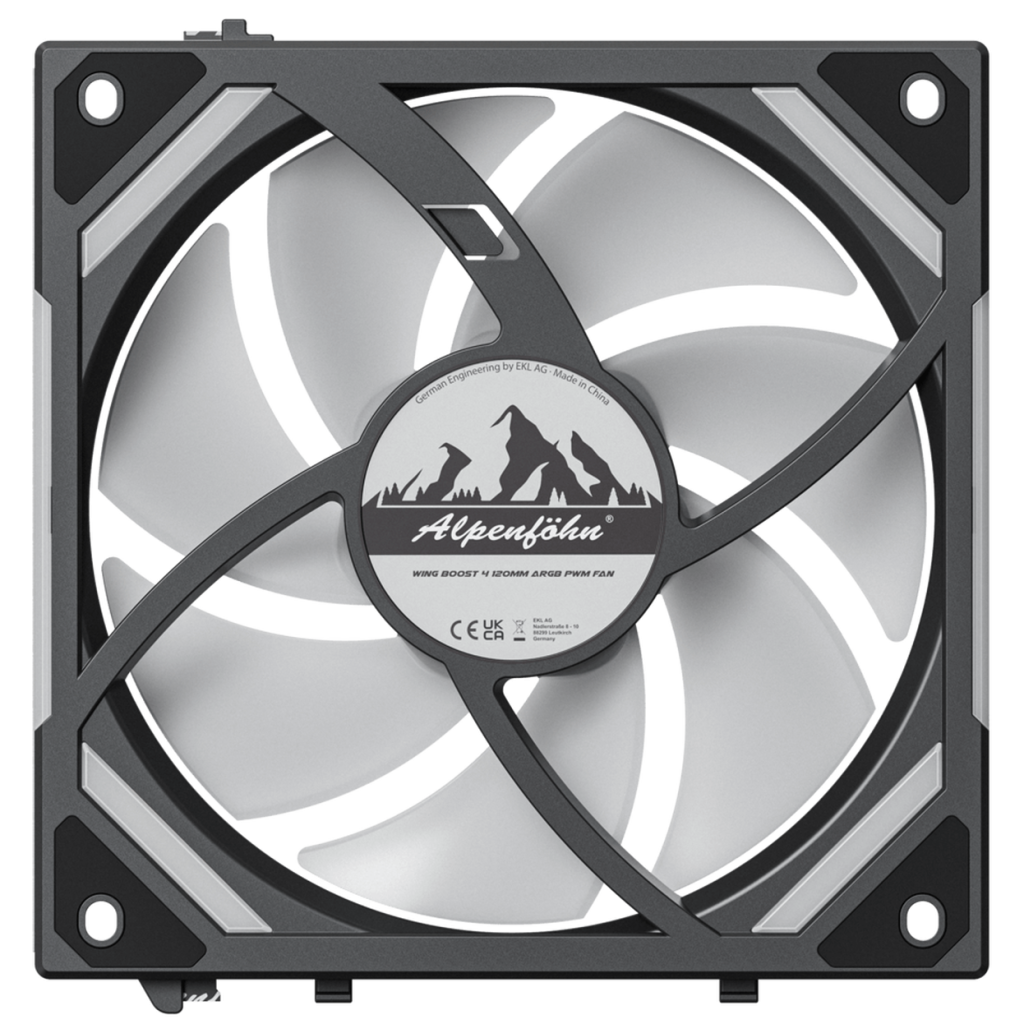 Alpenföhn WingBoost 4 PWM Fan, RGB - 120mm, black : image 6