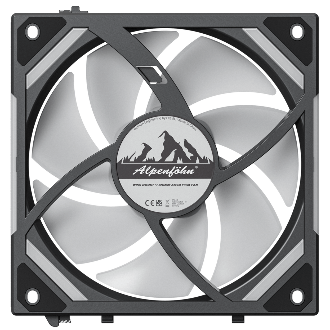 Alpenföhn WingBoost 4 PWM Fan, RGB - 120mm, black : image 6