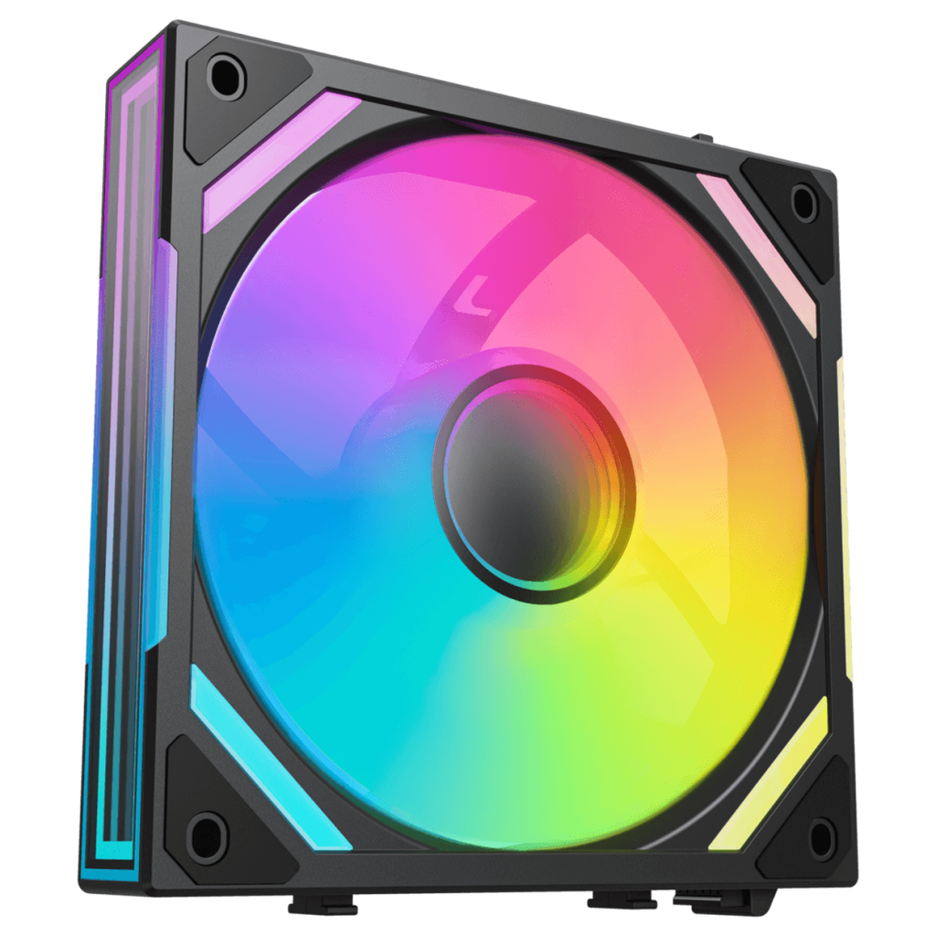 Alpenföhn WingBoost 4 PWM Fan, Reverse, RGB - 120mm, black : image 1