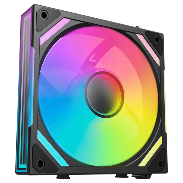 Alpenföhn WingBoost 4 PWM Fan, Reverse, RGB – 120mm, black