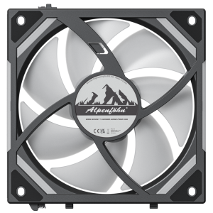 Alpenföhn WingBoost 4 PWM Fan, Reverse, RGB - 120mm, black : image 6