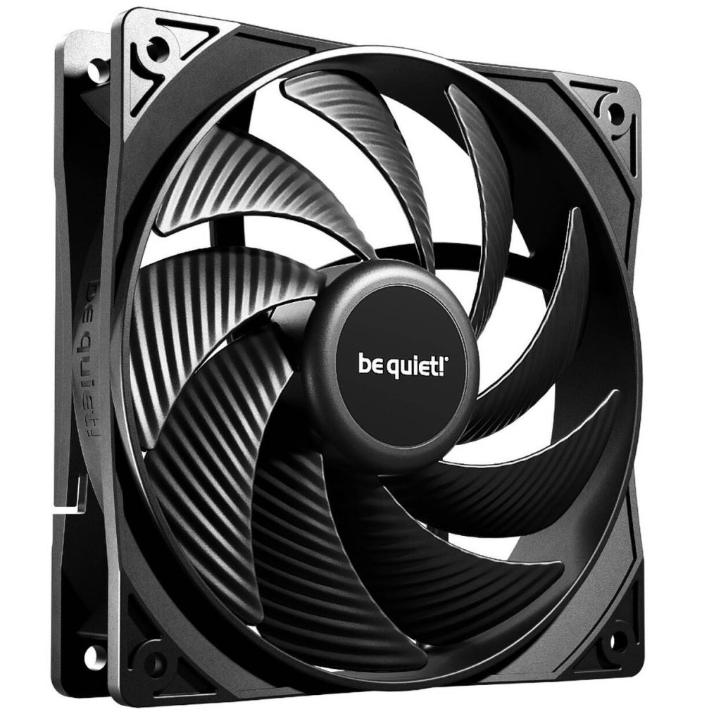 be quiet! Pure Wings 3 Fans, PWM, High-Speed - black, 120mm, pack of 3