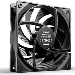 be quiet! Pure Wings 3 Fans, PWM, High-Speed - black, 120mm, pack of 3