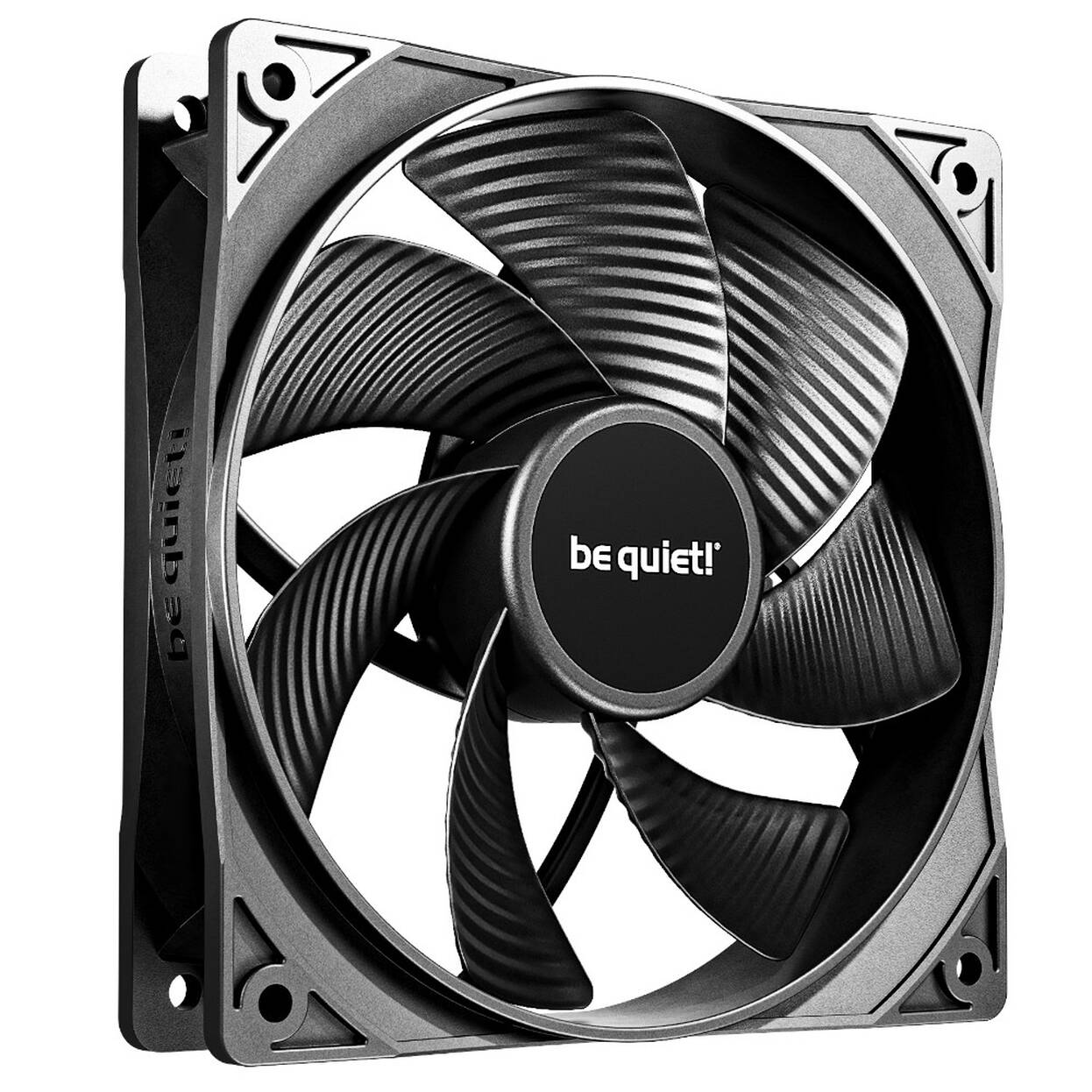 be quiet! Pure Wings 3 Fans, PWM, Reverse - 120mm, black, pack of 3 : image 2